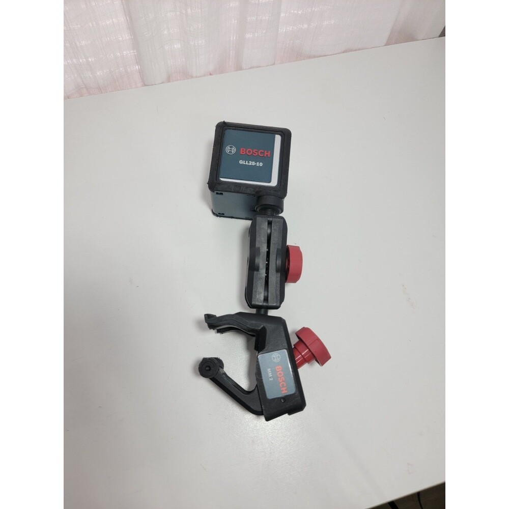 BOSCH GLL25-10 30 Ft Self-Leveling Cross-Line Laser w/ Mount TESTED & WORKING